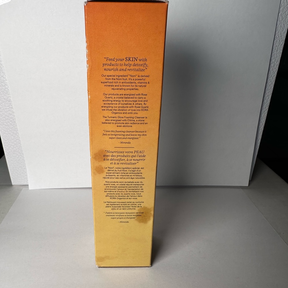 NIB - Kora Organics Turmeric Glow Foaming Cleanser 150 mL - Picture 10 of 13